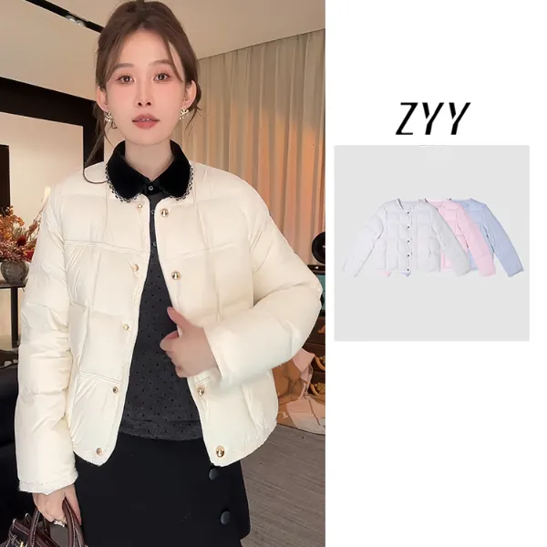 ZYY【海得甜堡】2025S/S新品轻奢高级小香风轻盈羽绒服X25DYRF04699