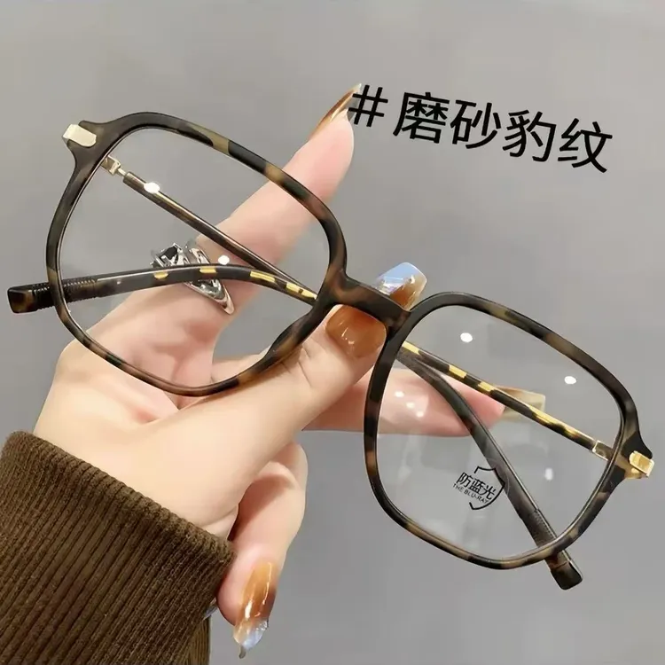 超轻复古防蓝光眼镜女可配有度数大框韩版眼镜架配女学生近视