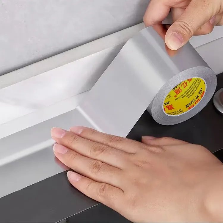 厨房防霉防水贴条灶台洗碗池缝隙美缝贴耐高温水槽缝隙防水胶带
