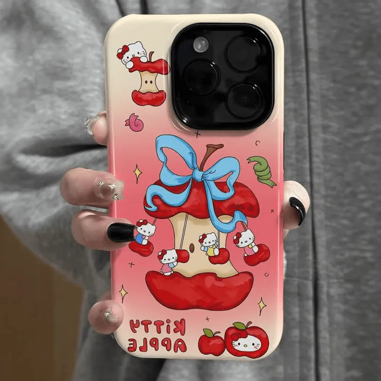 适用苹果16手机壳iPhone15promax新款14女可爱12简约13菲林二合一