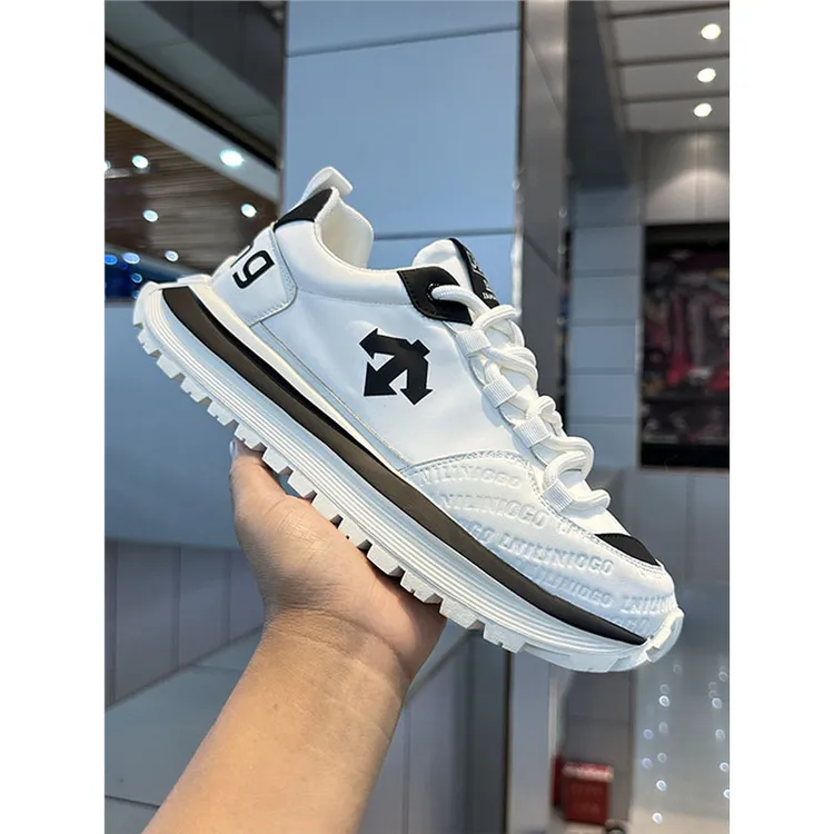时尚潮流潮牌小白鞋男夏季新款鞋透气布面运动休闲鞋百搭鞋男潮鞋