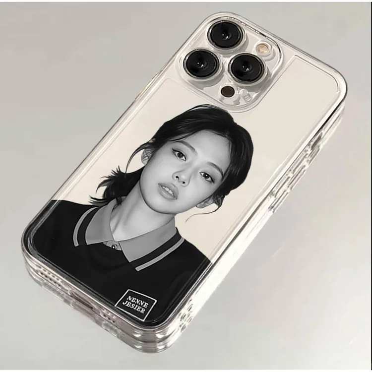金珍妮Jennie适用iphone16/15promax手机壳苹果13/12透明14卡通11