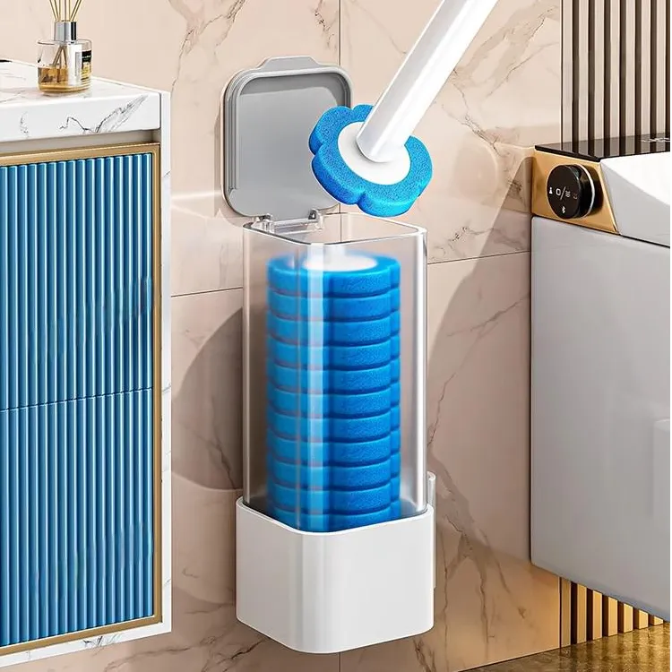 一次性马桶刷家用无死角2025新款壁挂卫生间洗厕所神器专用刷子头