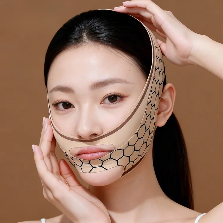 瘦脸绷带v脸提拉紧致脸部法令纹下垂面雕面罩全脸提升神器双下巴
