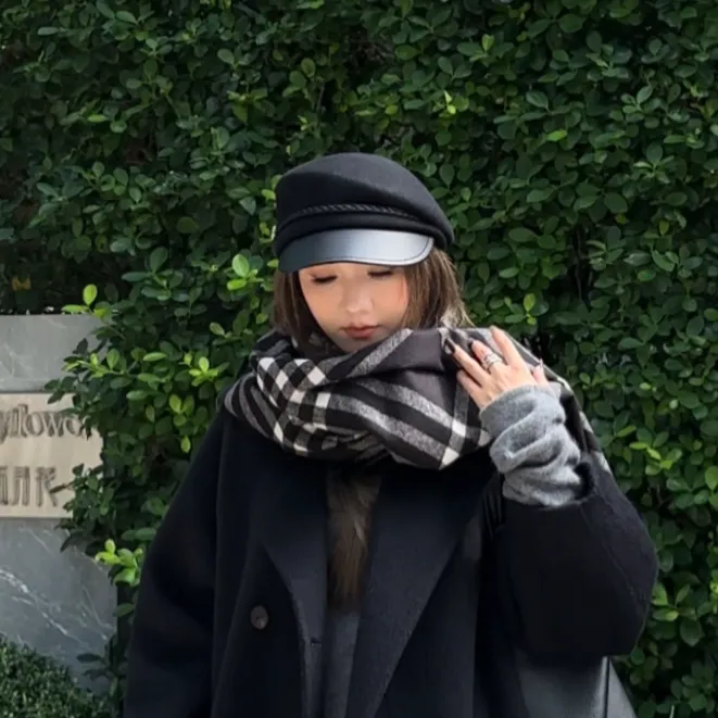 AMAZING IN | 经典格纹 | 保暖休闲百搭围巾 A251029-AI5ADSV002