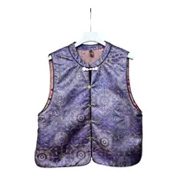 【八达晕双面穿】新中式气质立领盘扣八达晕梅花双面穿马甲