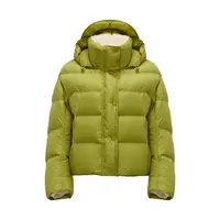 2025新95鹅绒肯豆拼色泡芙羽绒服6116