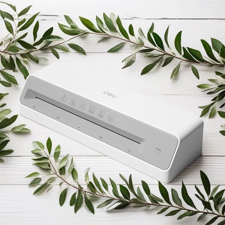 得力家用小型塑封机照片过塑机相片a4办公压膜机热裱机塑封照片机