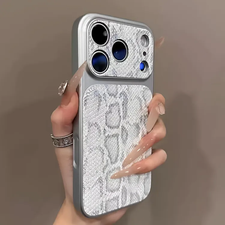 大视窗鳄鱼皮纹适用iPhone17promax手机壳苹果15/16保护套14/13