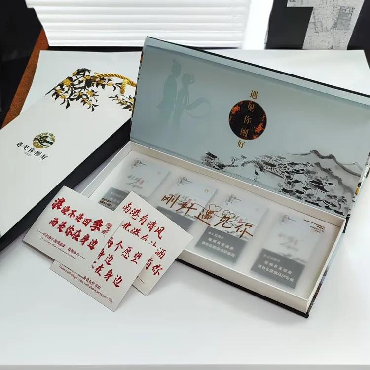 利群江南韵荷花高端精美创意礼盒送男友老公情人节生日礼物