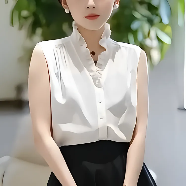 原创【玉锦逸衫】宽松百搭优雅设计百搭短袖时尚气质经典上衣衬衫
