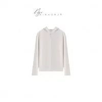 KHJR/一键瘦腰 25冬拉链半高领连帽款云朵开衫25冬女款上衣外套