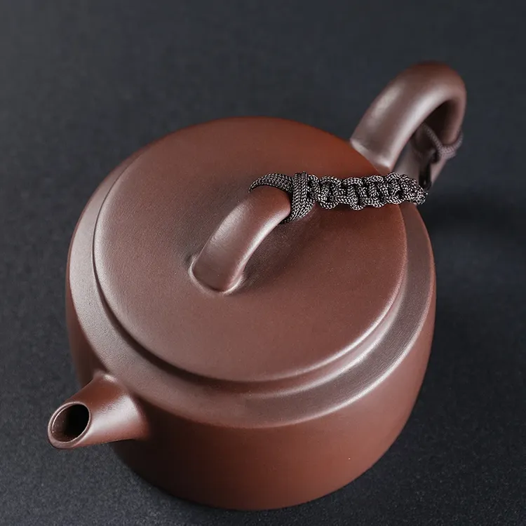 原矿紫砂大师手工汉瓦壶单壶复古中式家用办公泡茶器高档功夫茶具
