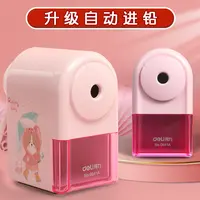 （鲁叔严选）得力学生卷笔刀儿童手摇削笔刀削笔耐用笔刀专用0641A