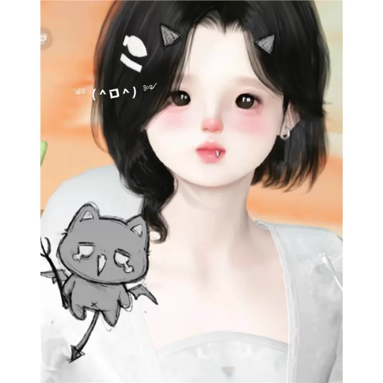 泥嚎 羊宝 可爱萌妹 逆水寒手游捏脸全职业女通用 原版