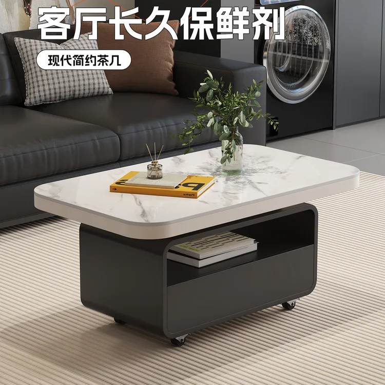 【送边几】简约现代方形可移动推车茶几客厅家用小户型创意沙发边几
