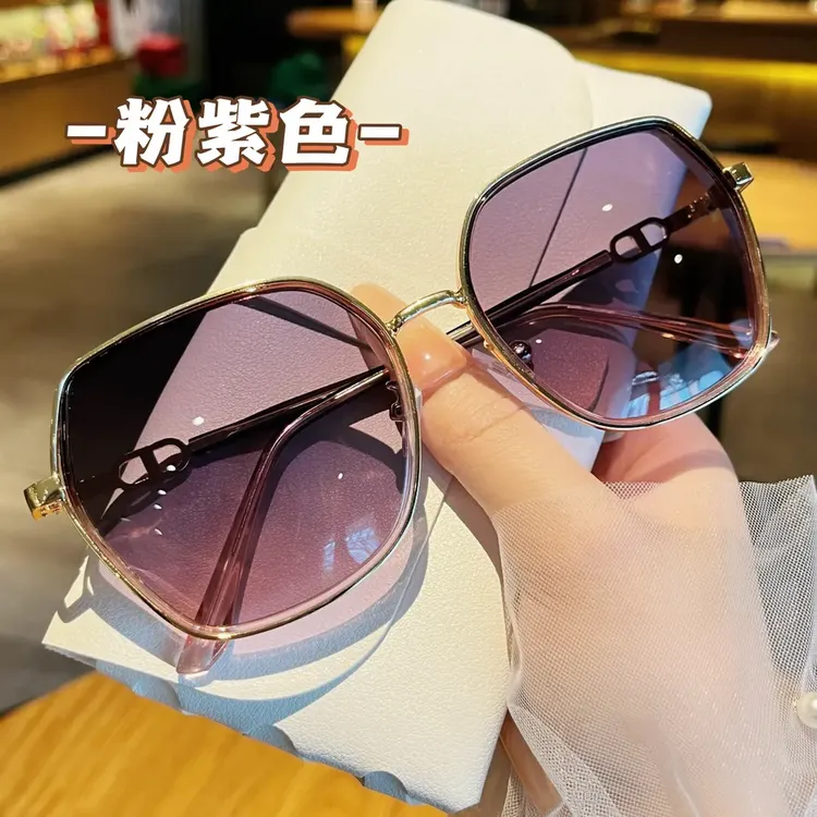 网红时尚偏光墨镜百搭高级感防晒防紫外线新款大脸显瘦女太阳眼镜