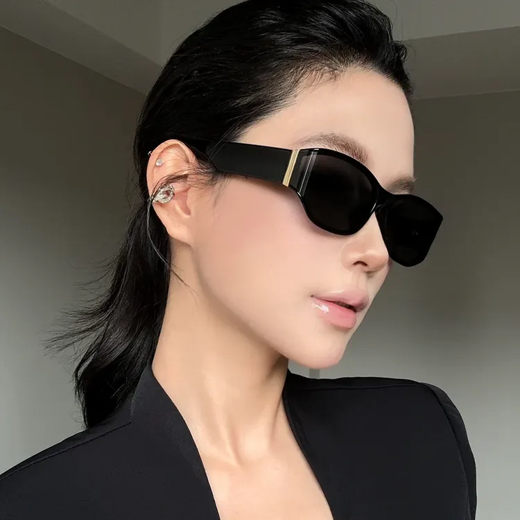 眼镜猫眼偏光墨镜女高级感曲面防紫外线防晒太阳镜开车方圆脸墨镜