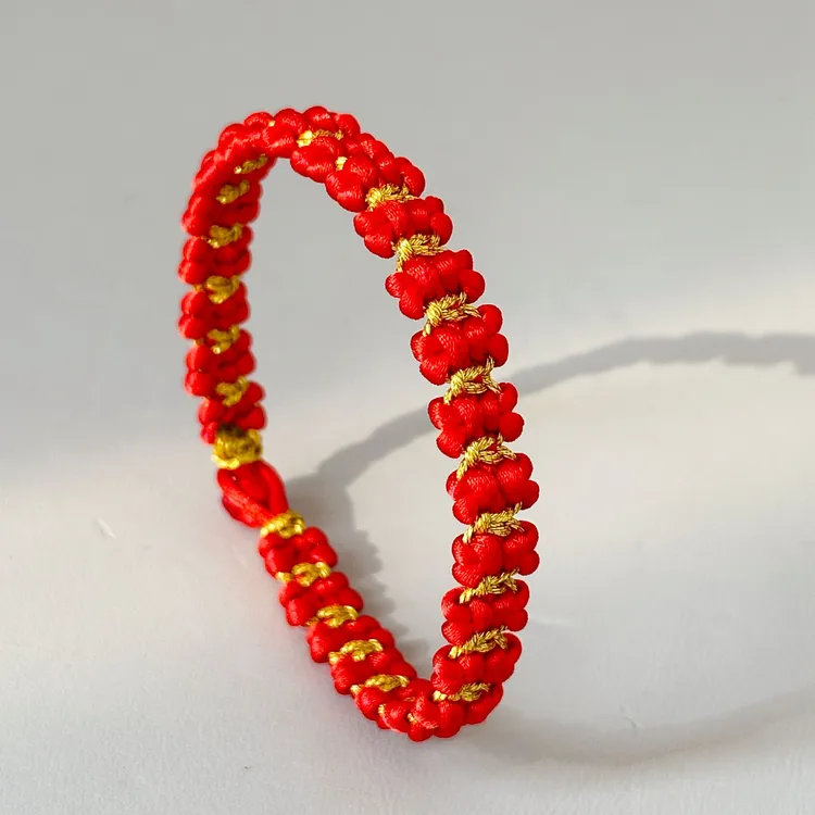 蝴蝶结手绳蝴蝶红绳材料包