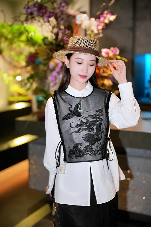 蓝大【蝉鸣】桑蚕丝衣服配饰搭片5225/5239