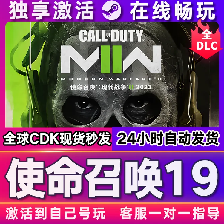 使命召唤19  激活码 全球区 CDKEY 激活入库 pc电脑游戏