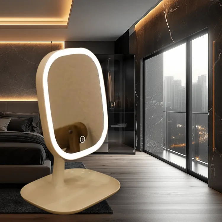 【化妆镜补光灯带】led化妆镜带灯台式网红ins风补光小镜子桌面宿舍