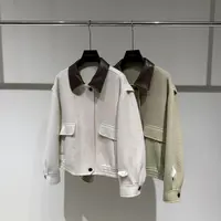 【维姐精选】ZL 撞色翻领复古工装