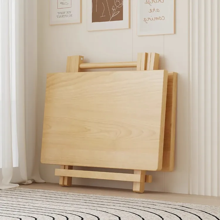 云沐语可折叠桌子小桌子饭桌出租房实木餐桌户外桌子小户型家用