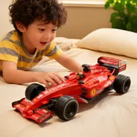 f【千1】新款35厘米惯性赛车DIY玩具(电商盒发货) 非遥控
