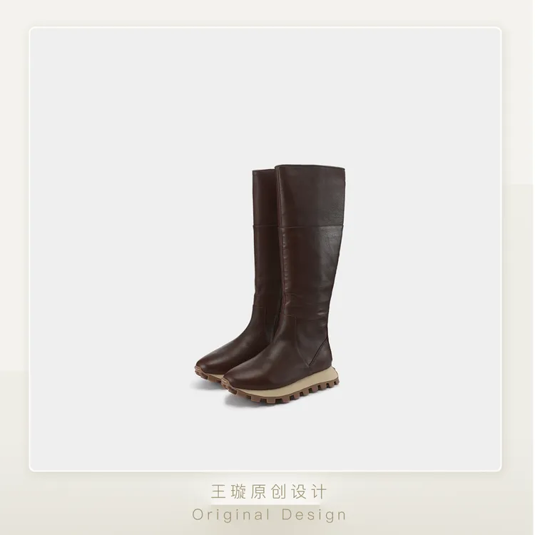 璇之恋·王璇时尚说高筒靴王璇原创设计