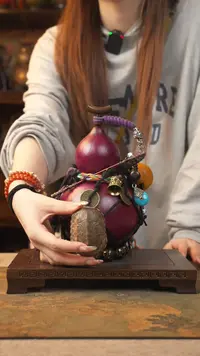 381大漆葫芦一物一拍记葫堂出品不带手串