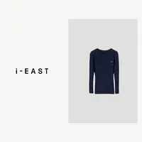 i-EAST 韩系简约~极简百搭圆领长T恤上衣-4Q S24362