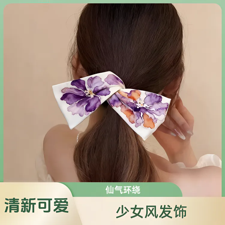 日韩少女风顶夹抓夹法式女发夹仙气仙女网红清新饰品