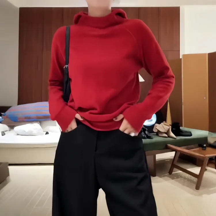 运动风纯色宽松显瘦连帽卫衣女新款2025秋冬套头休闲舒适百搭帽衫