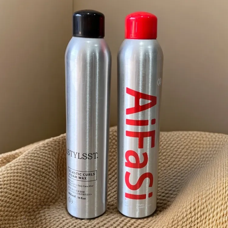爱发丝弹力造型泡沫发蜡美发店批发 理发店使用卷发造型泡沫发蜡
