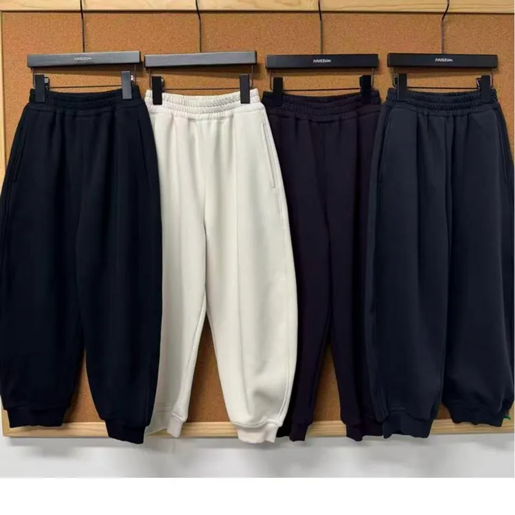 久坐中大童25年深秋冬新款加绒卫裤7005