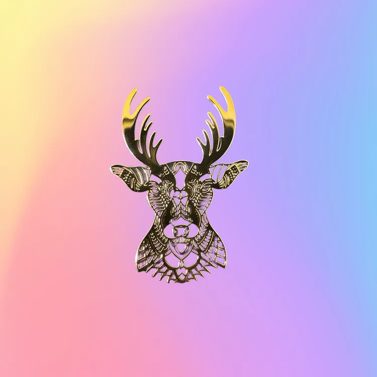 小花狐狸/孔雀/大象/海龟/小鱼/老虎/小牛创意贴纸（拍一发二同款）