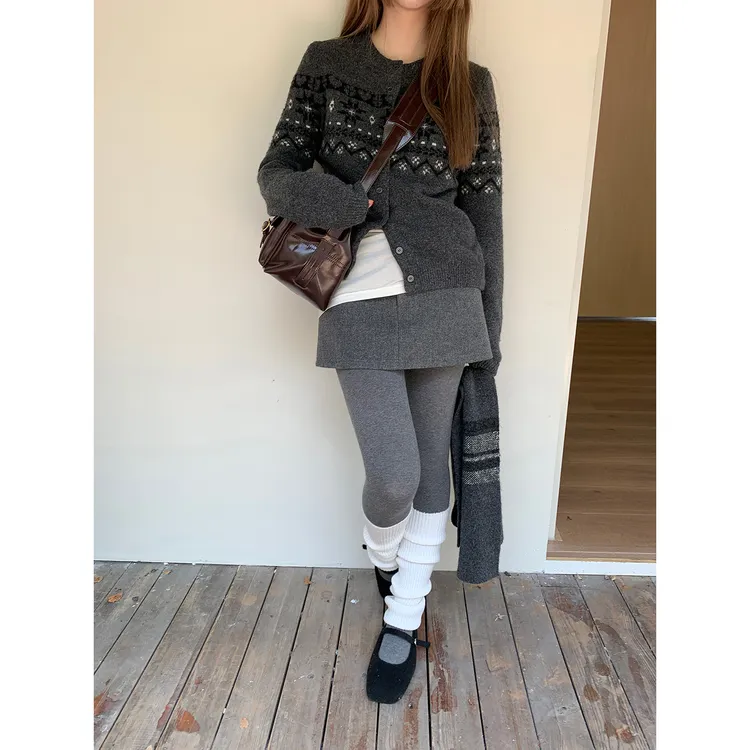 【爱尔兰半身裙】冬季显瘦常规短裙纯色秋季半身裙253B3290