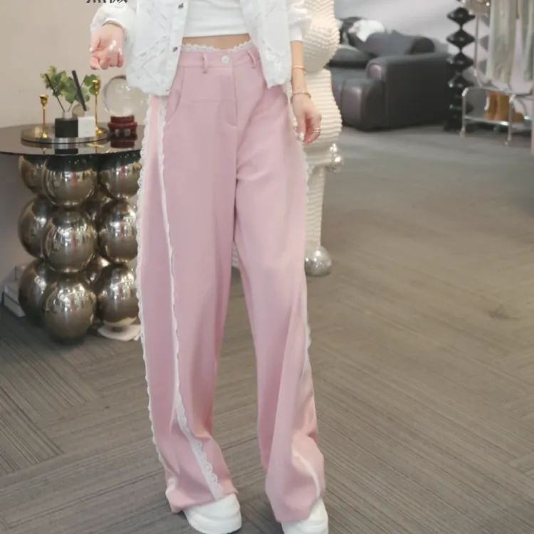 【春雨如油】2025春季新款时尚休闲百搭休闲裤LK2501738