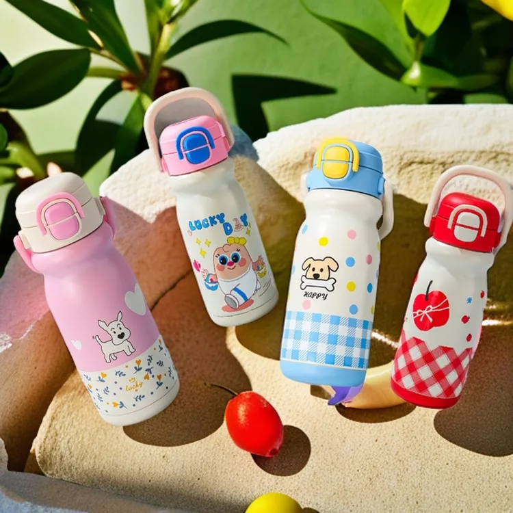 高端316不锈钢男女士专用保温杯双饮吸管杯大容量中小学生拎拎壶