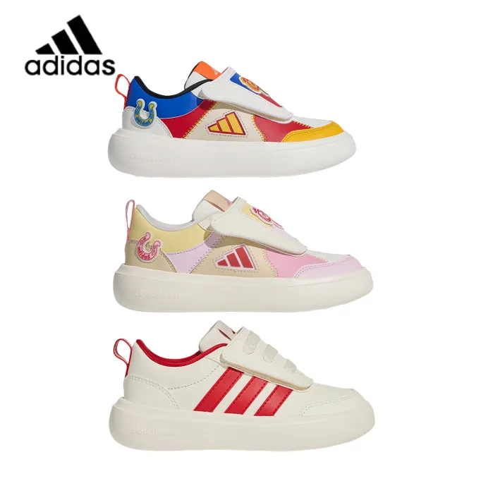 adidas/阿迪达斯26新款男女小童经典魔术贴透气运动跑步鞋KJ4231