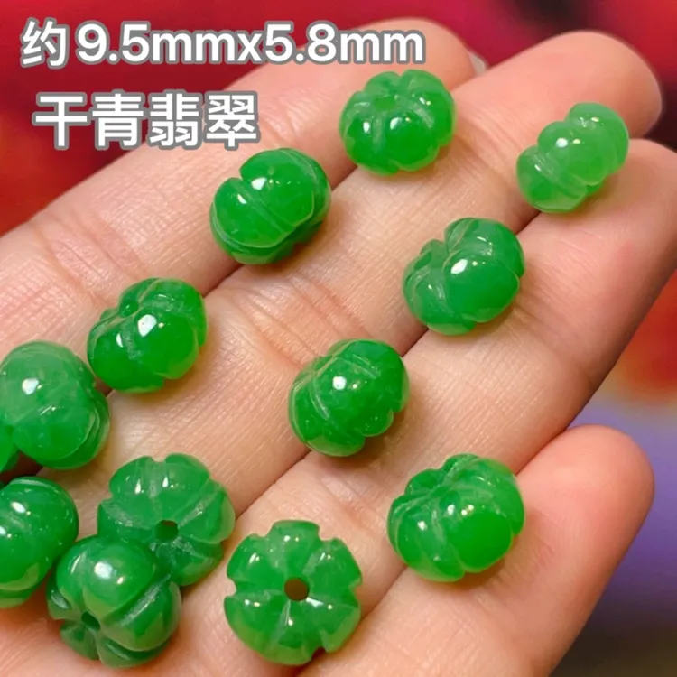 天然雕刻南瓜珠散珠子DIY手链项链配件材料干青南瓜珠饰品diy配件
