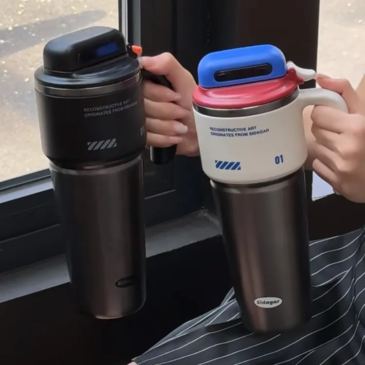 【拍一赠8】世大家赛博保温保冰杯大容量便携冰霸杯户外车载高档杯