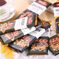 【保温箱冰袋发货90克*3块】俄罗斯进口胜利坚果夹心牛奶巧克力纯脂