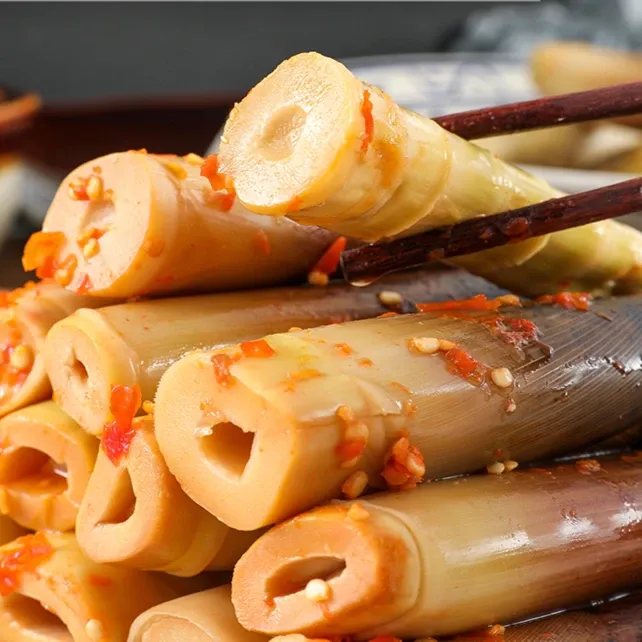 【固体含量＞70%】手剥笋开袋即食500g泡椒脆笋三口味鲜嫩鲜脆爽口