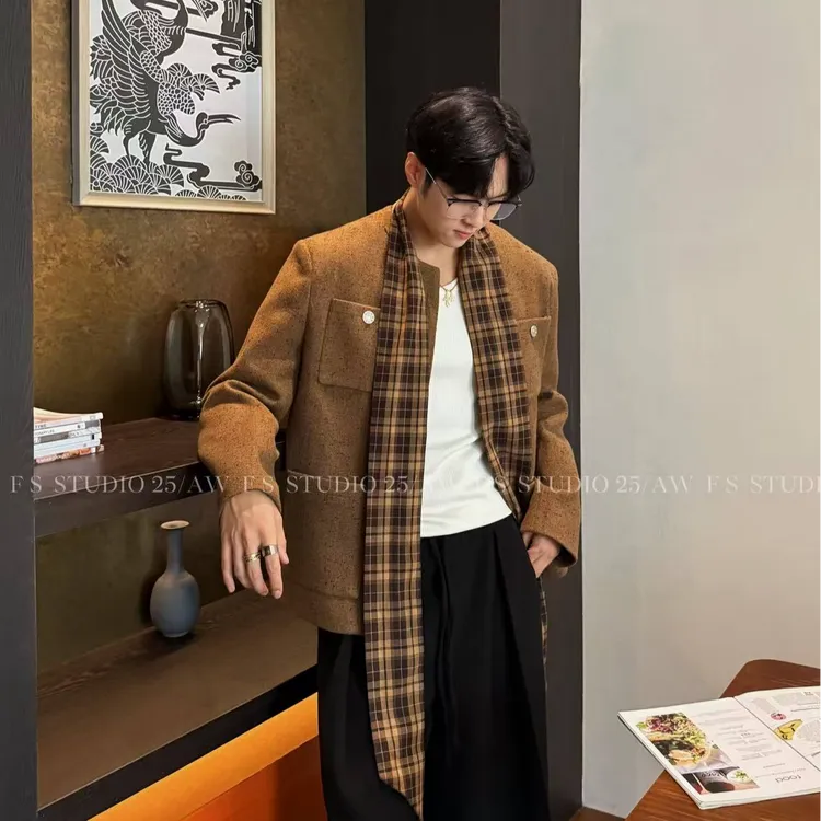 F.S 25A/W【小香风夹克】优雅新贵外套休闲百搭圆领外套潮流秋冬