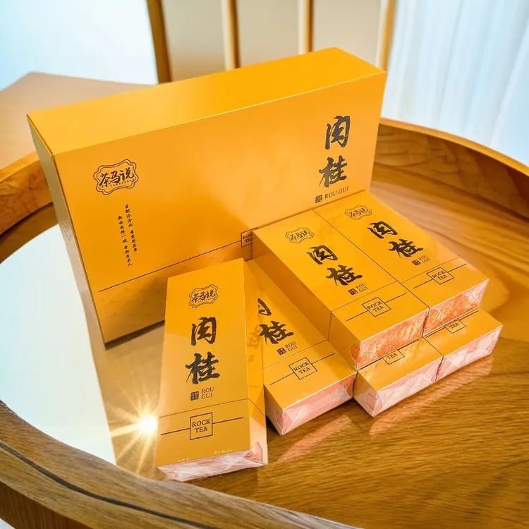 武夷山岩茶肉桂正宗高端12泡送礼礼盒装100克醇厚乌龙茶【茶马说】