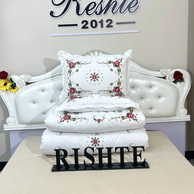 9415-棉布刺绣单人四件套-YOTKAN-KORPA-YASTUK