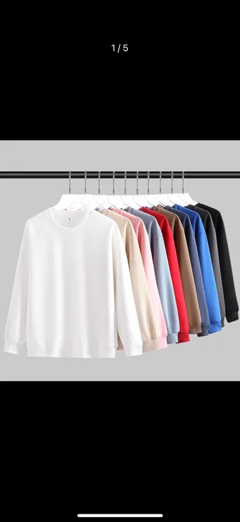 新疆包邮男女同款纯色12种颜色长袖舒适卫衣圆领纯棉秋冬款卫衣