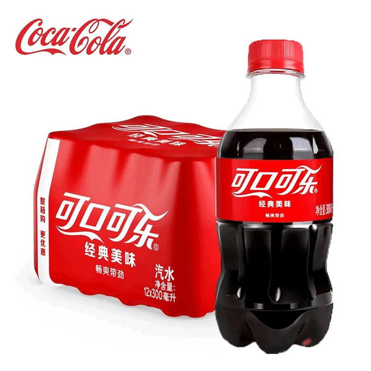 【到手12瓶】可口可乐300ml*12瓶整箱碳酸饮料汽水解渴小瓶迷你清爽